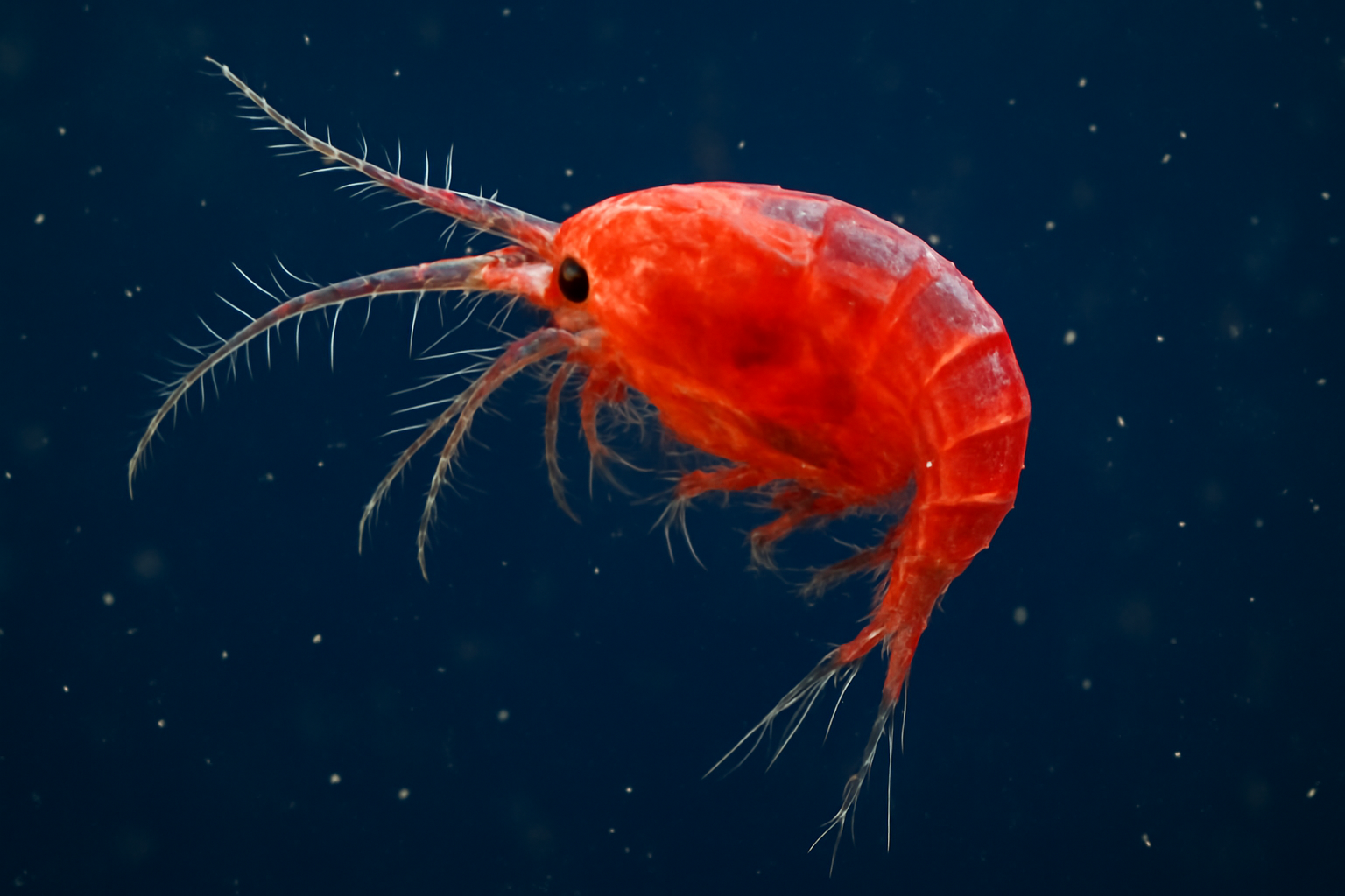 Red copepod