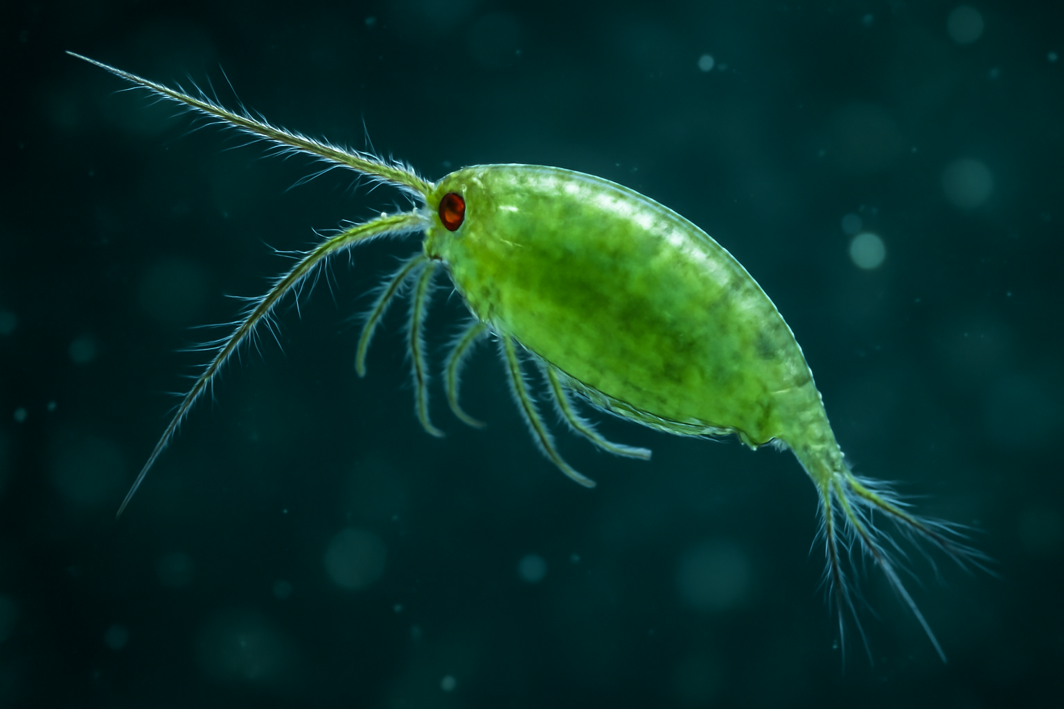 Green copepod