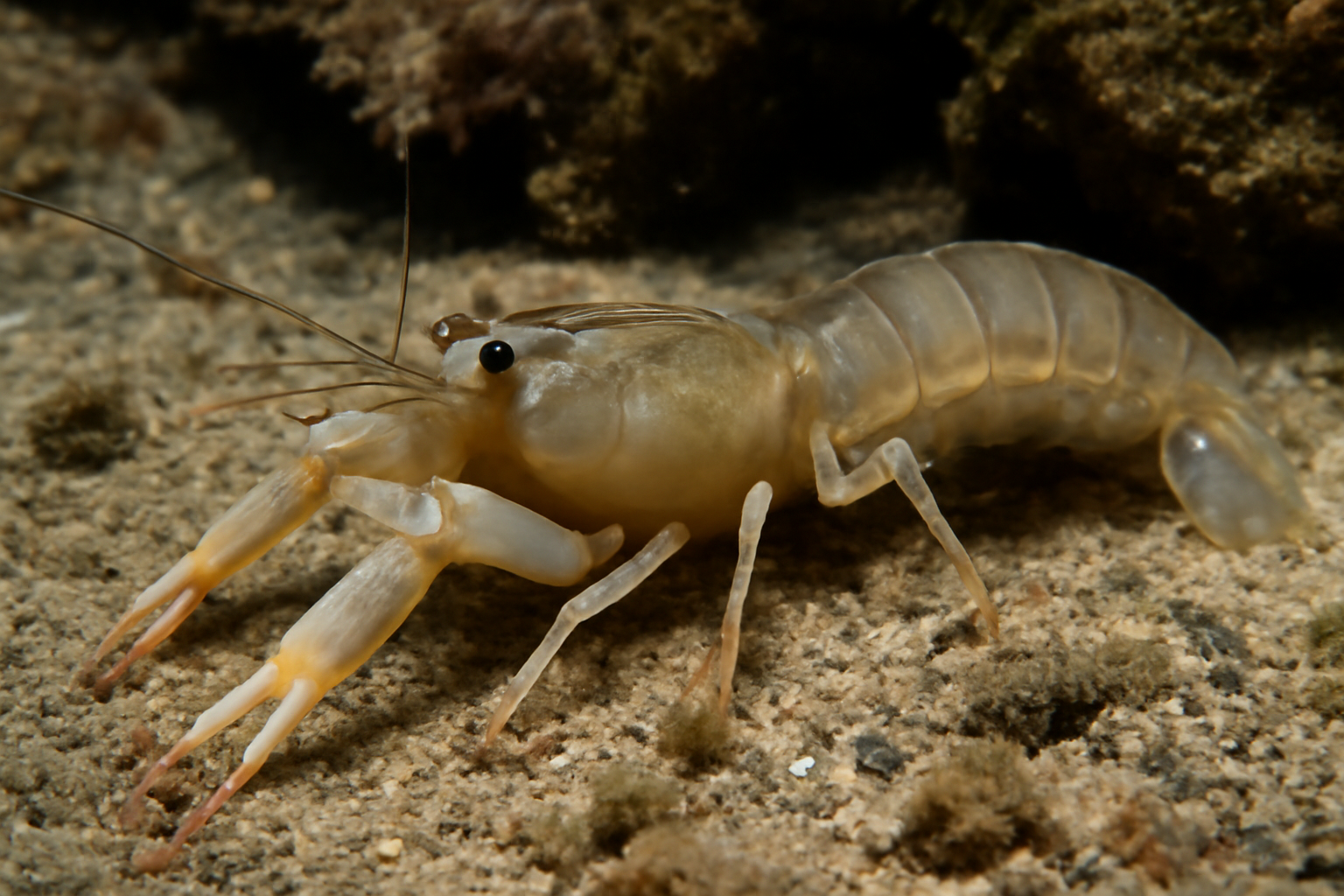 Long-fingered mud shrimp
