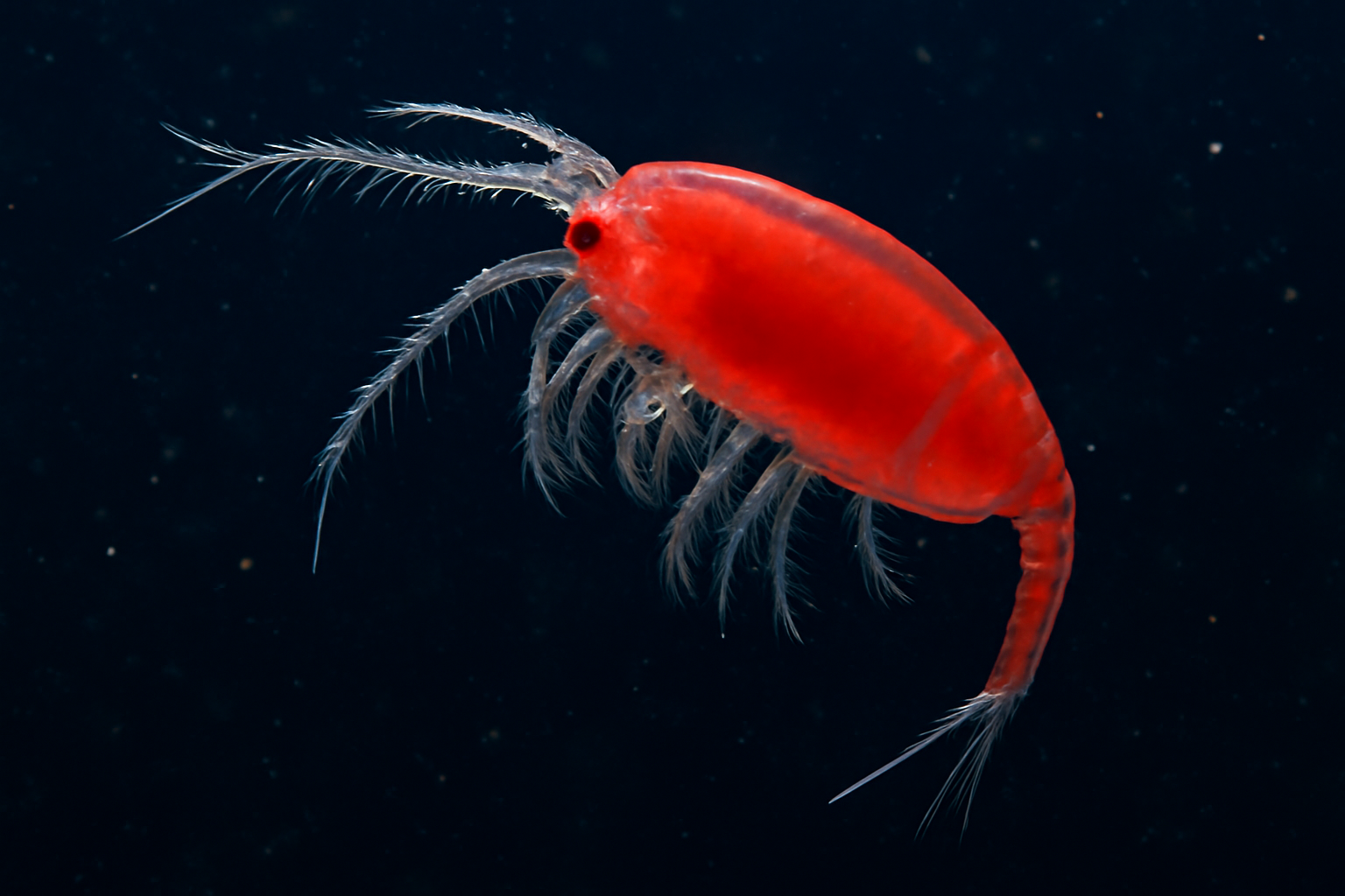 Red Deep-sea Copepod