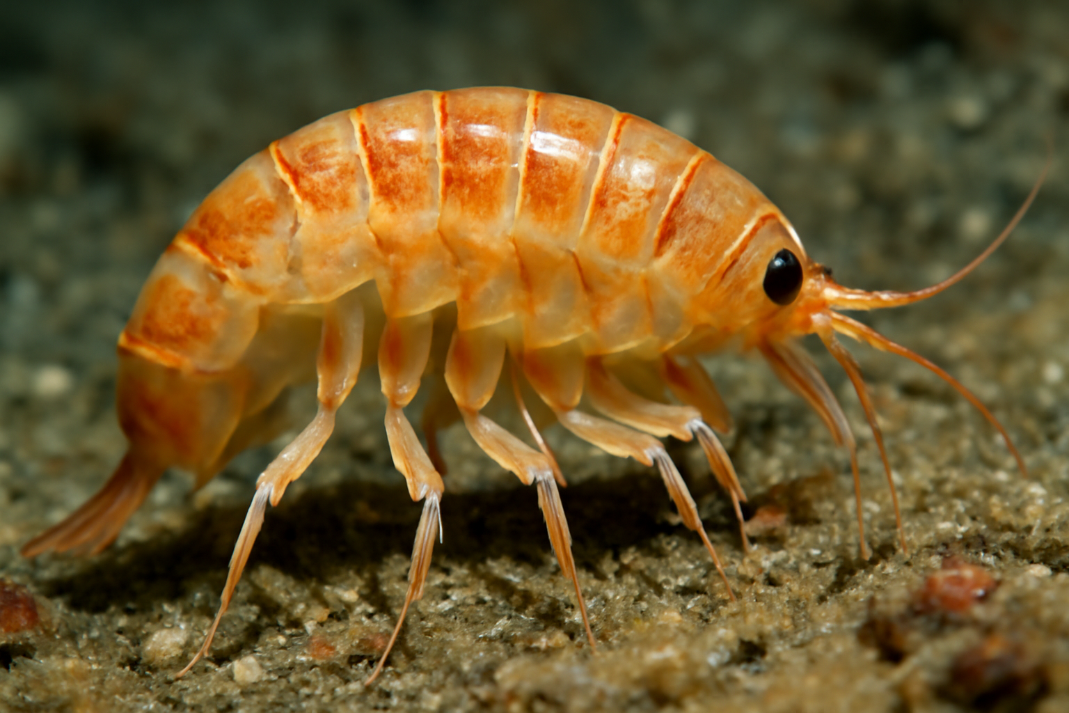 Antarctic Burrowing Amphipod