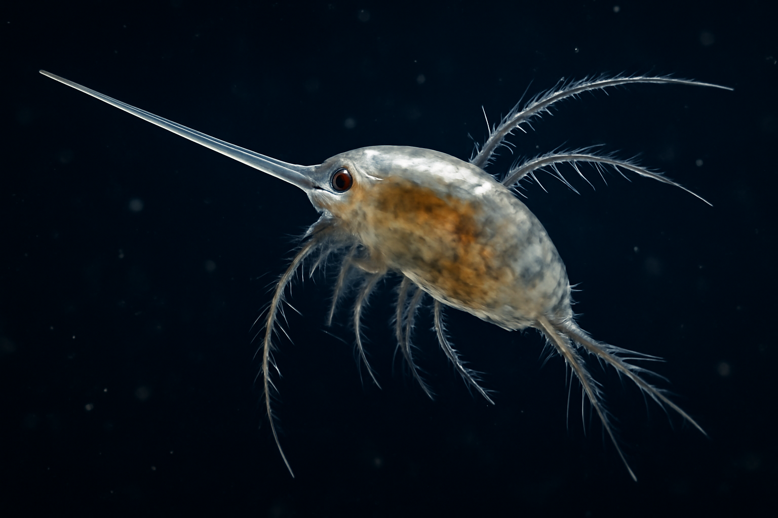 Needle-nosed copepod