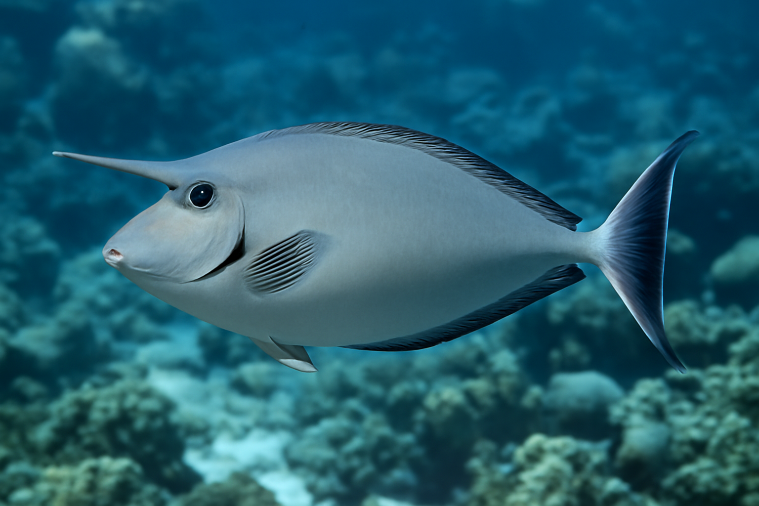 Sleek unicornfish