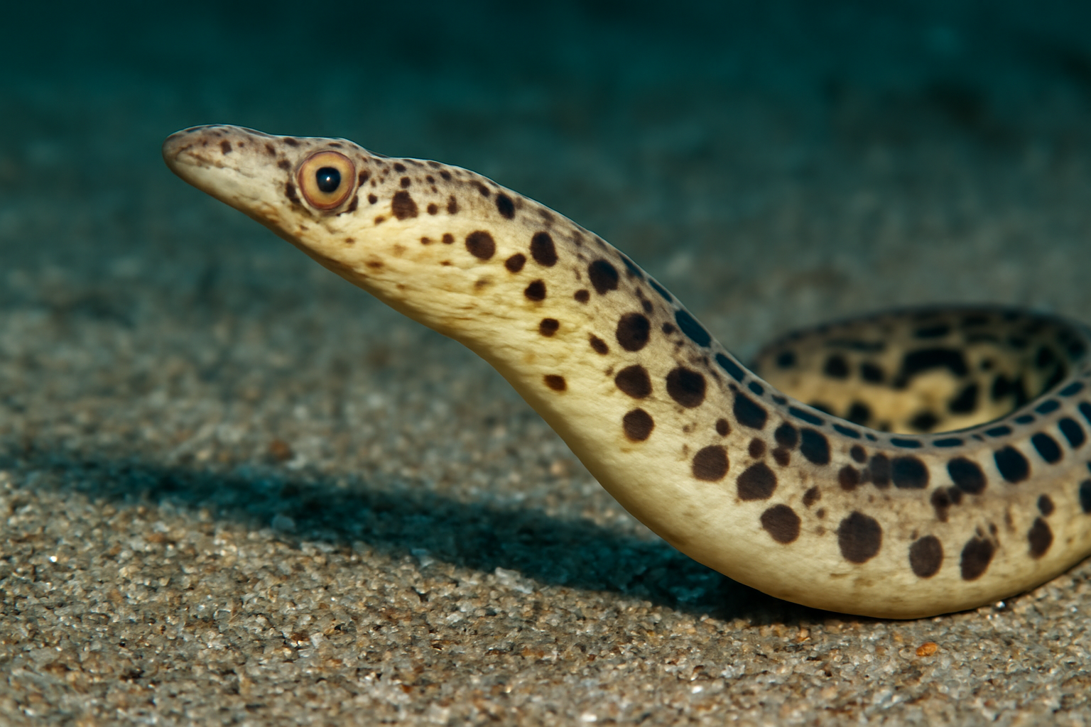 Spotted longneck eel