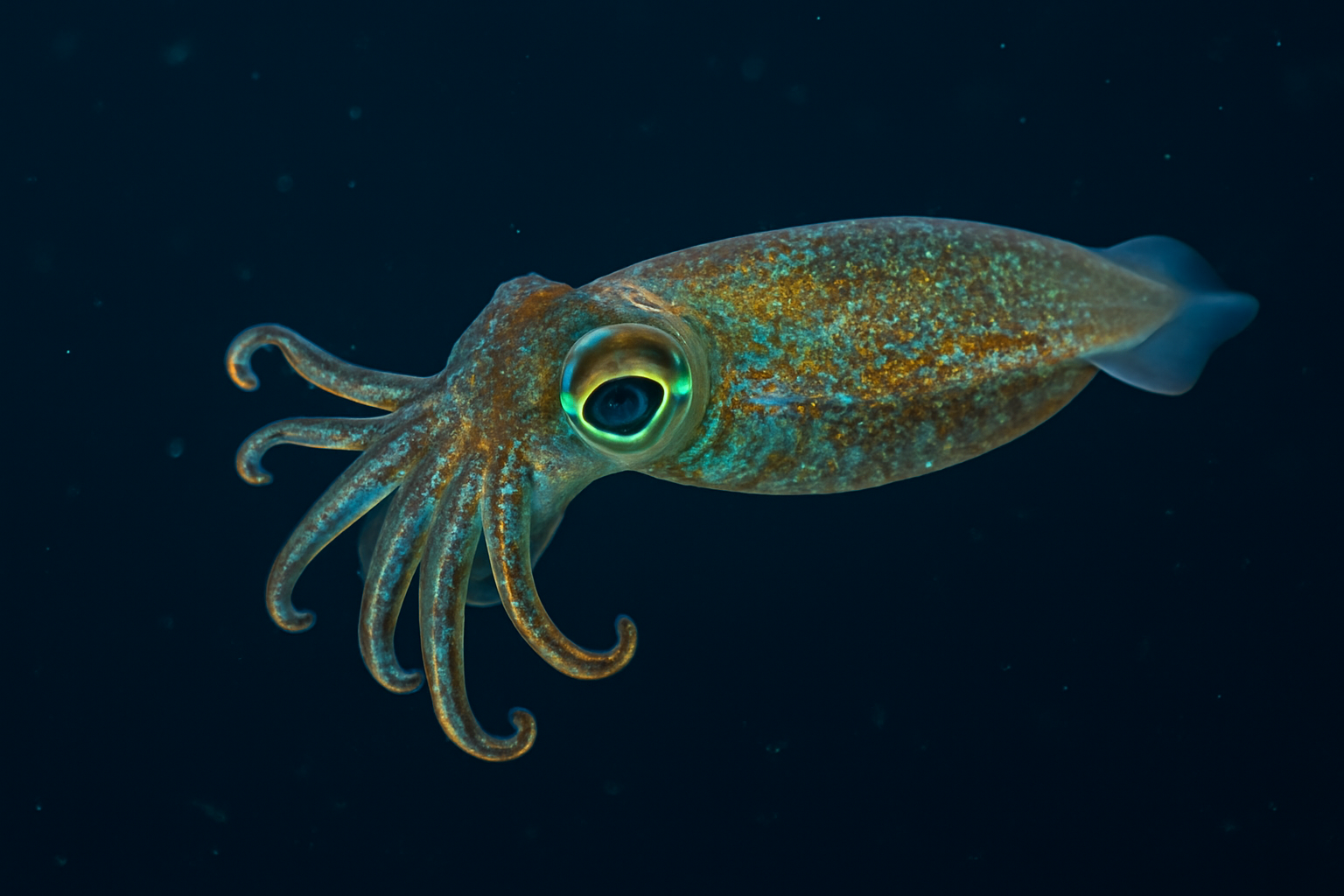 Sparkling enope squid