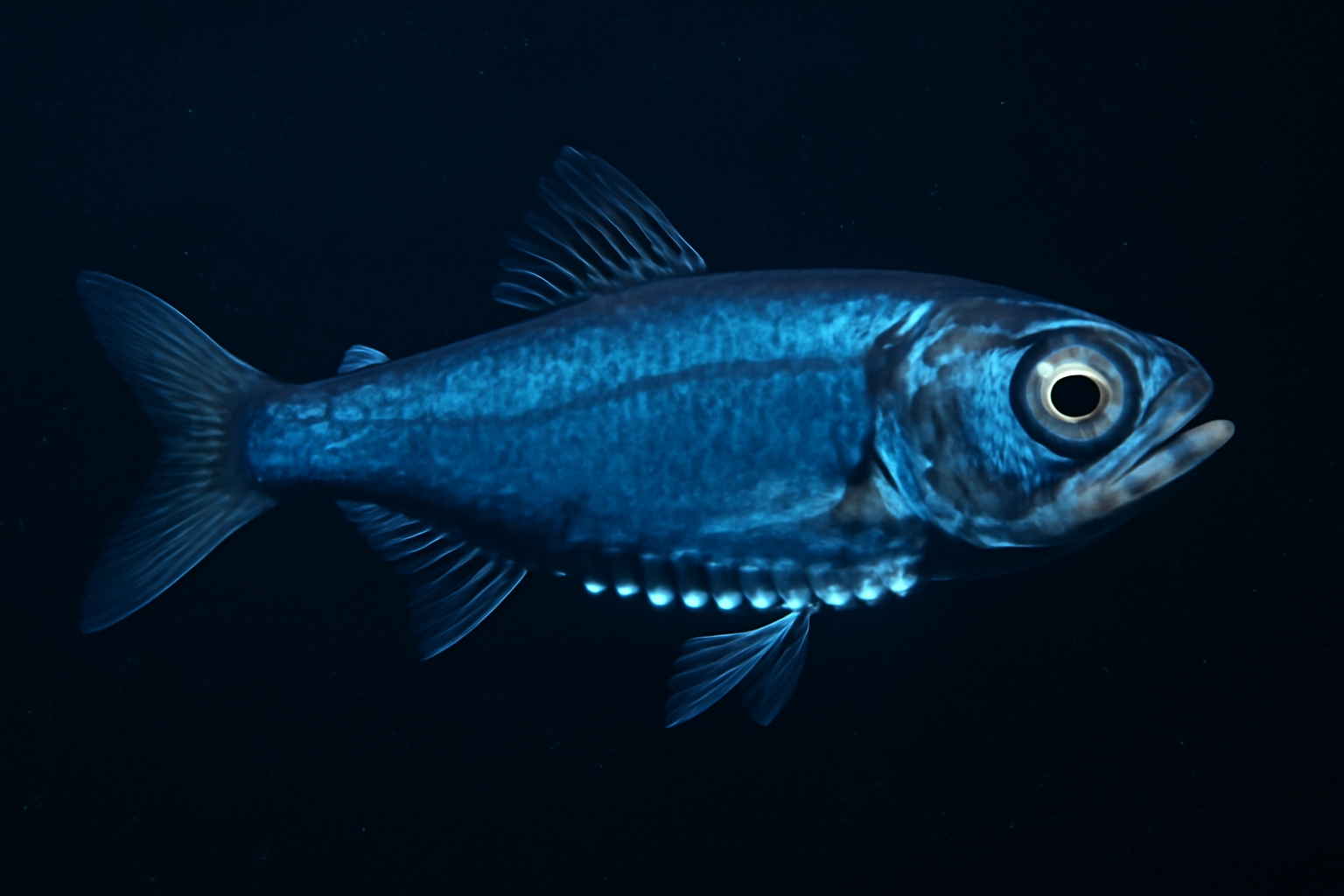 Blue lanternfish