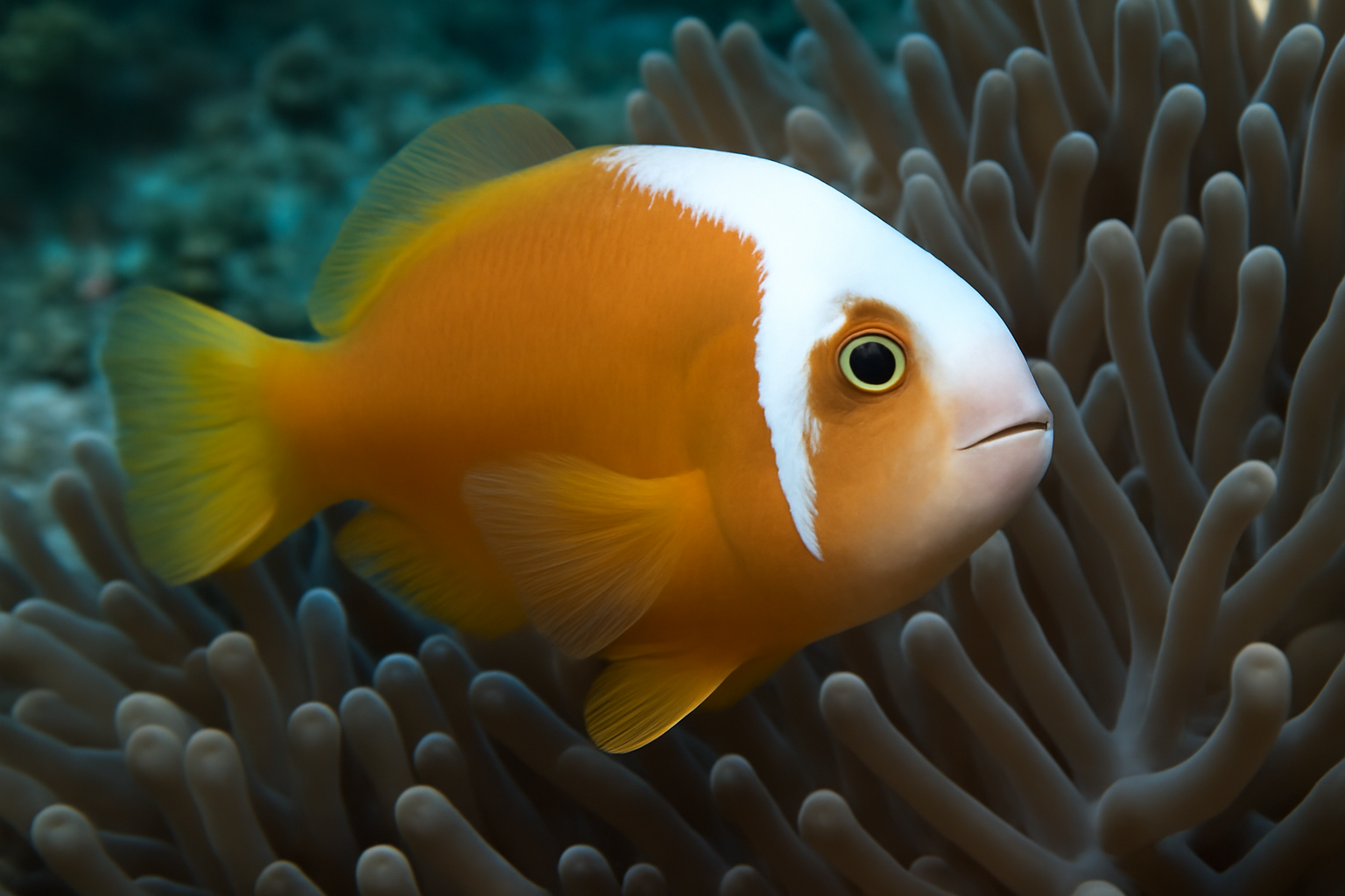 White Bonnet Anemonefish