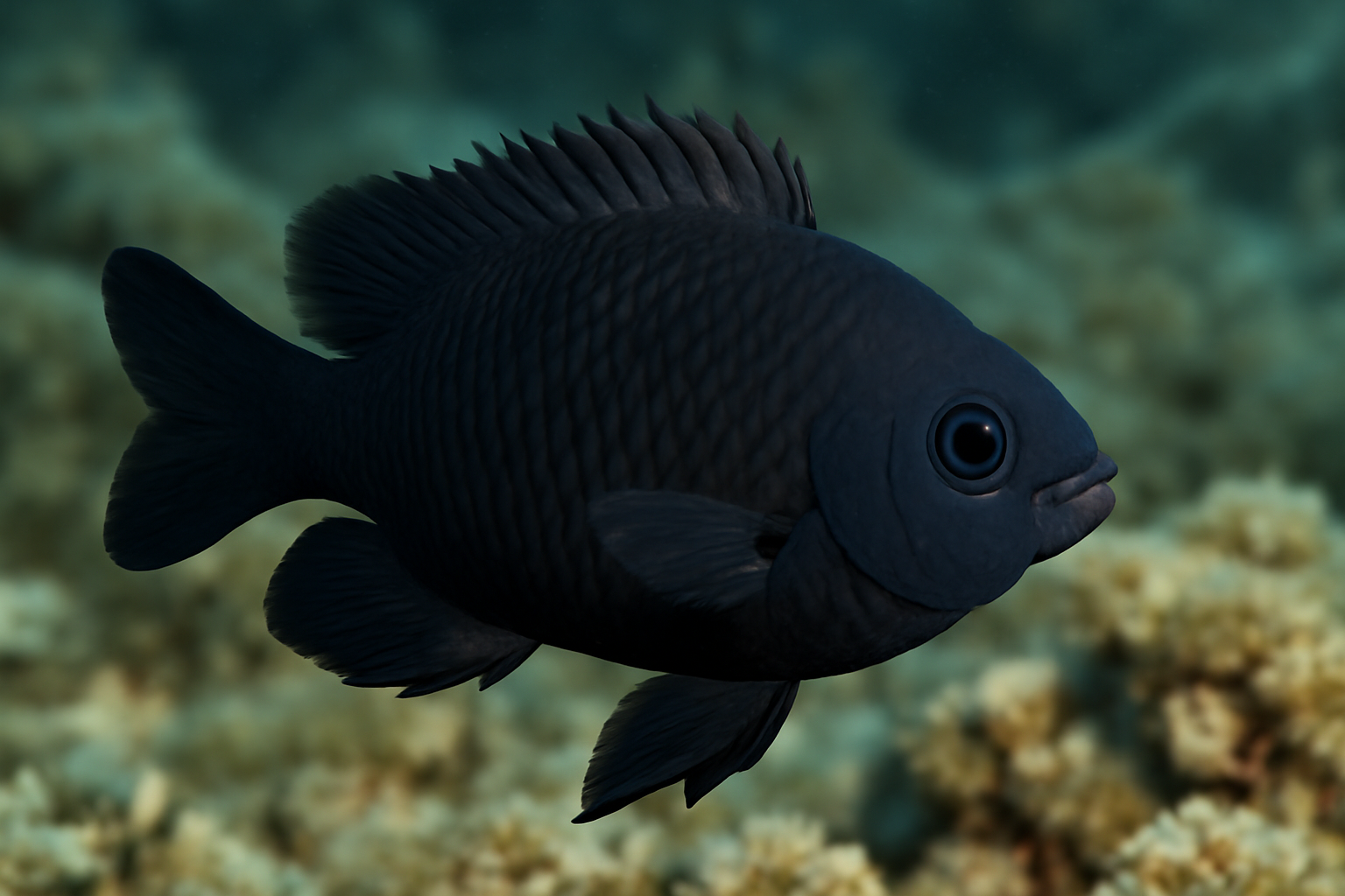 Black Damselfish