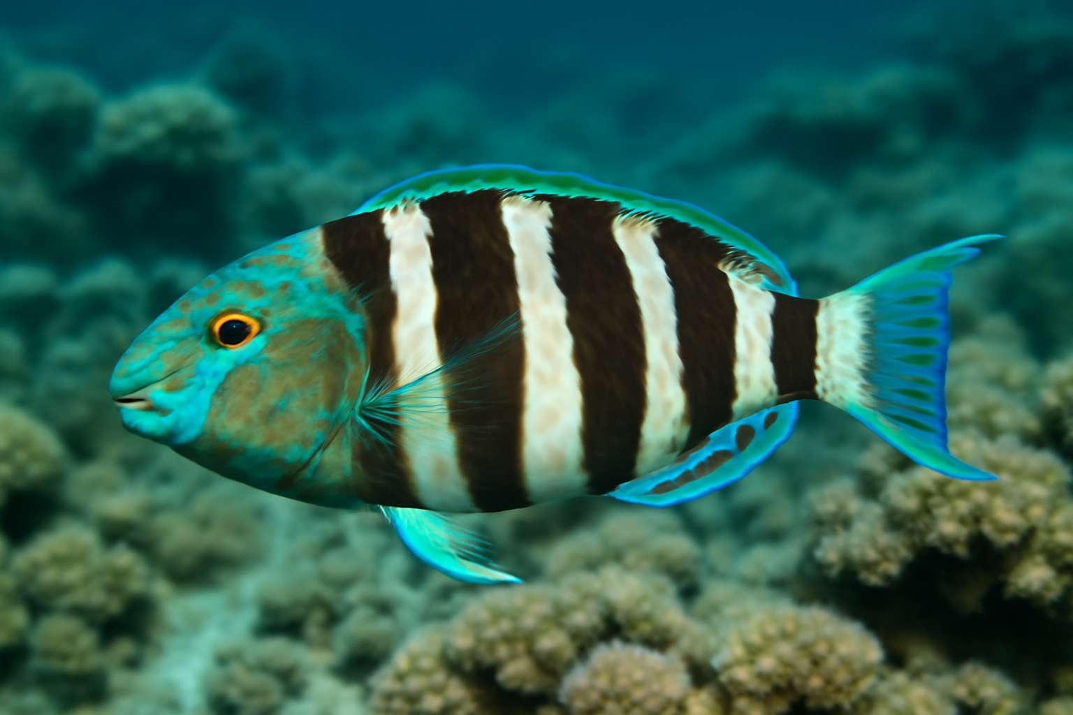 Zebra Parrotfish