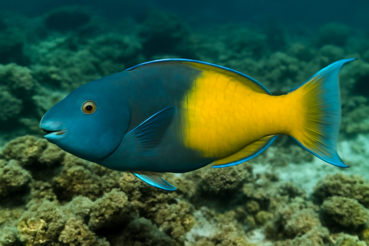 Bicolour parrotfish