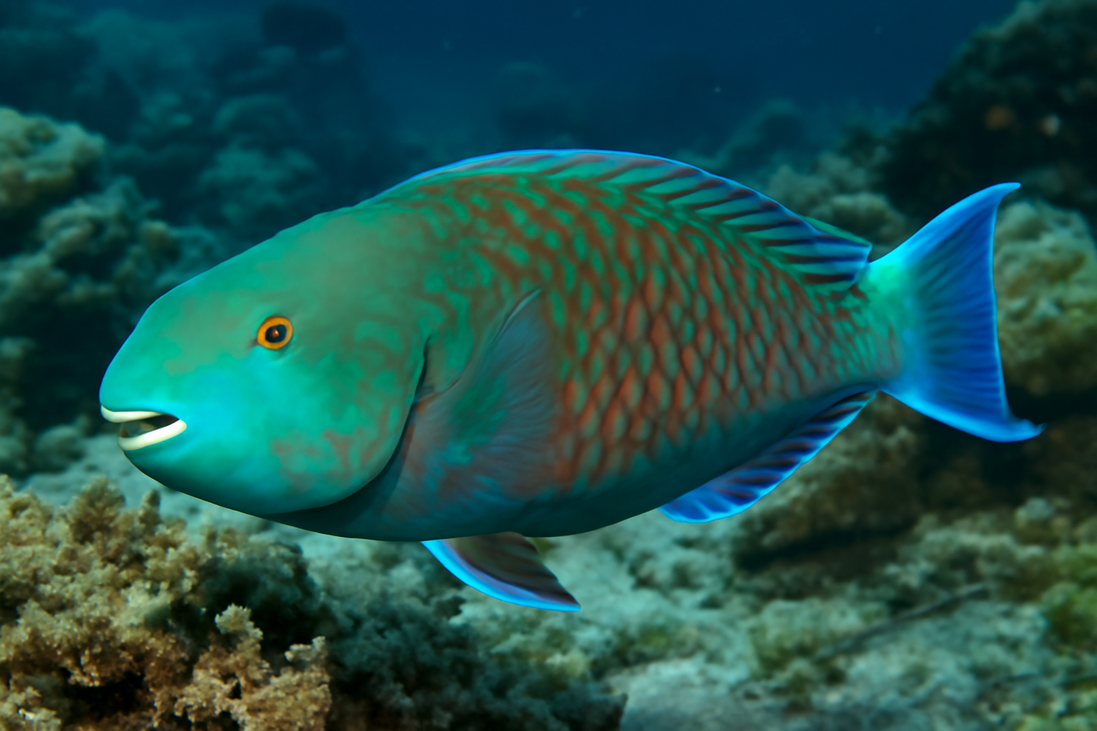 Steephead Parrotfish