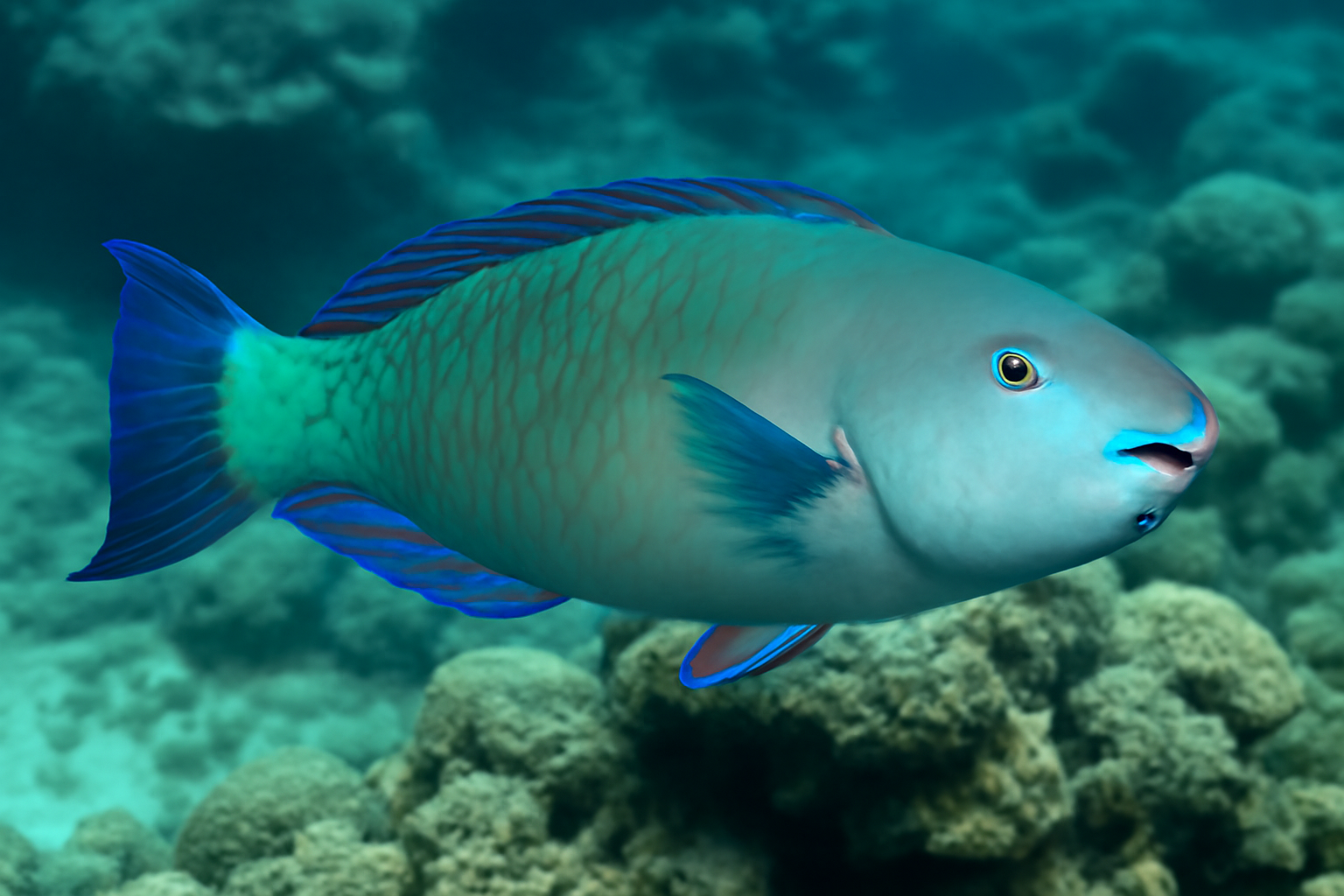 Bullethead Parrotfish