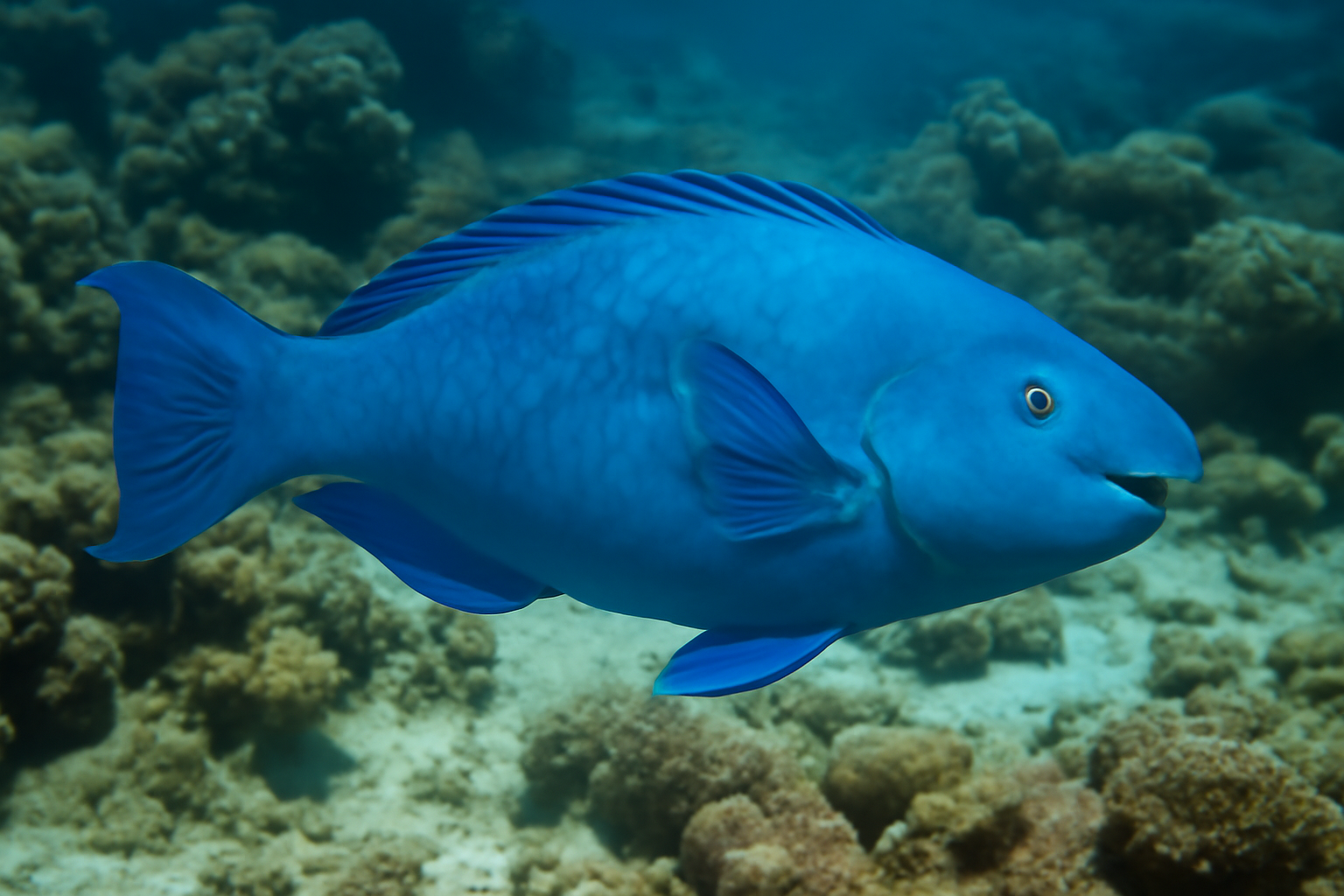 Blue Parrotfish