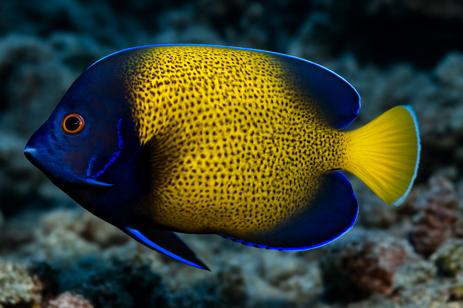 Goldflake angelfish