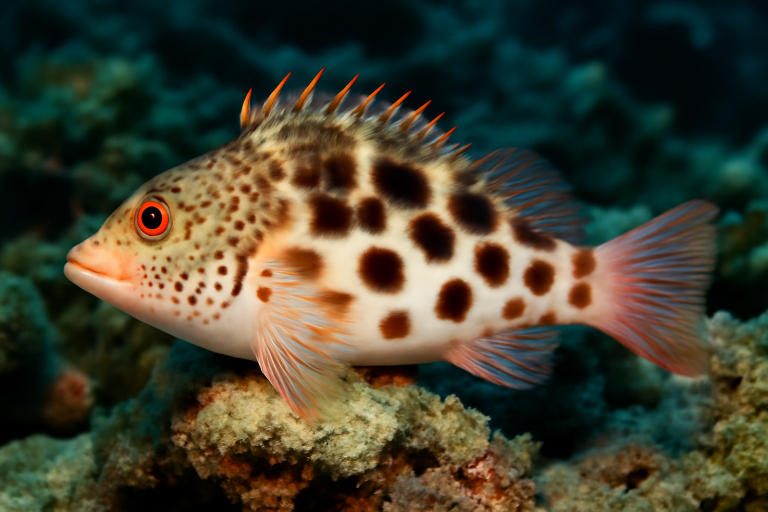 Large-spotted Hawkfish