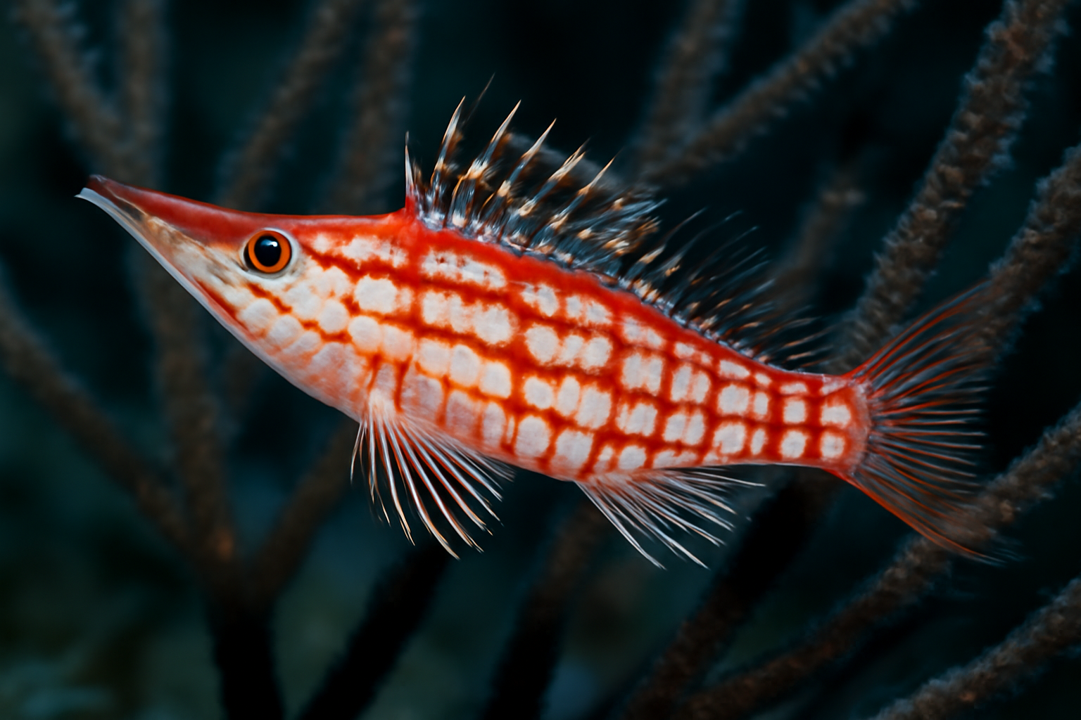 Longnose Hawkfish