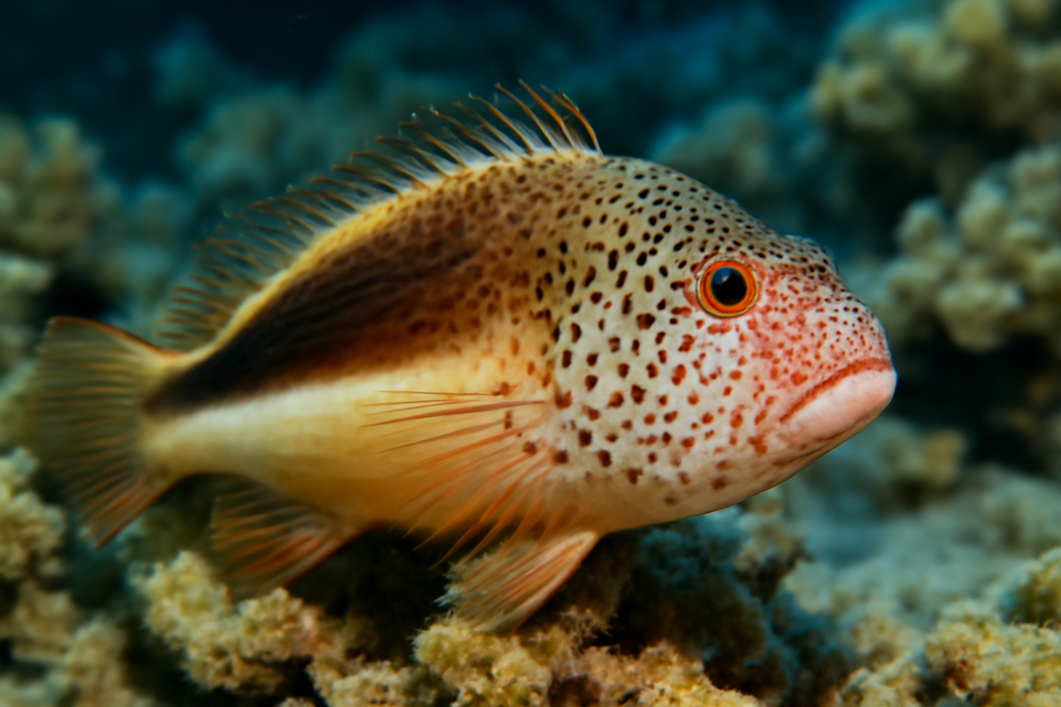 Freckled Hawkfish