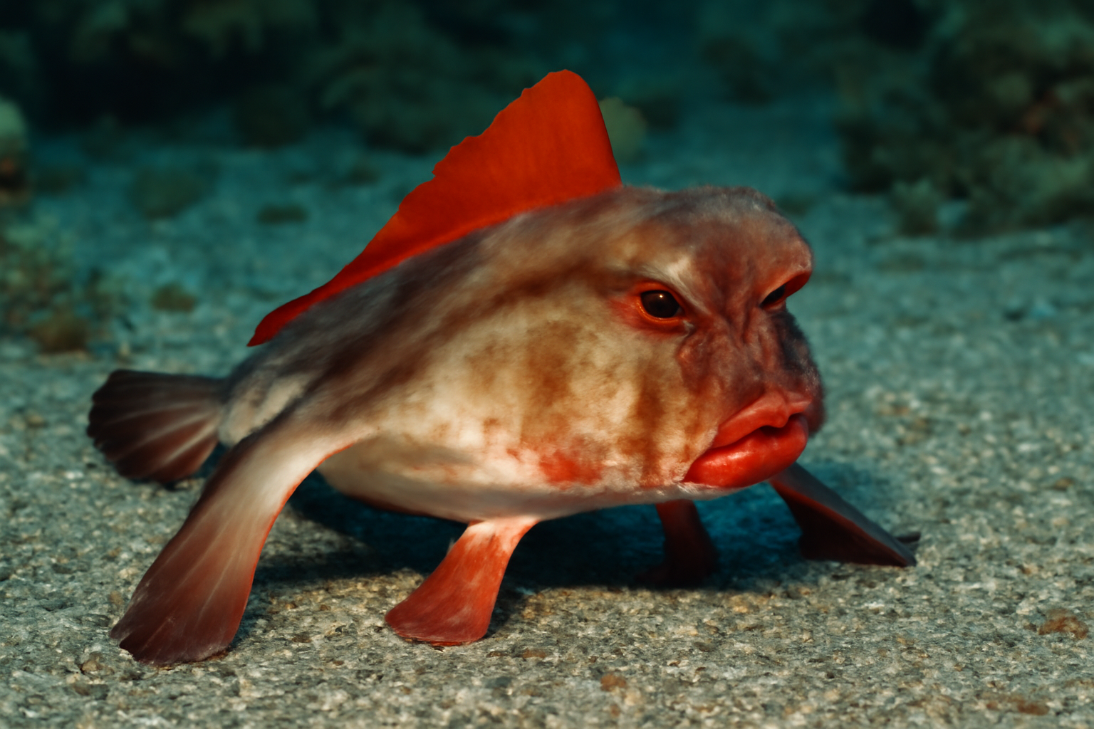 Red batfish