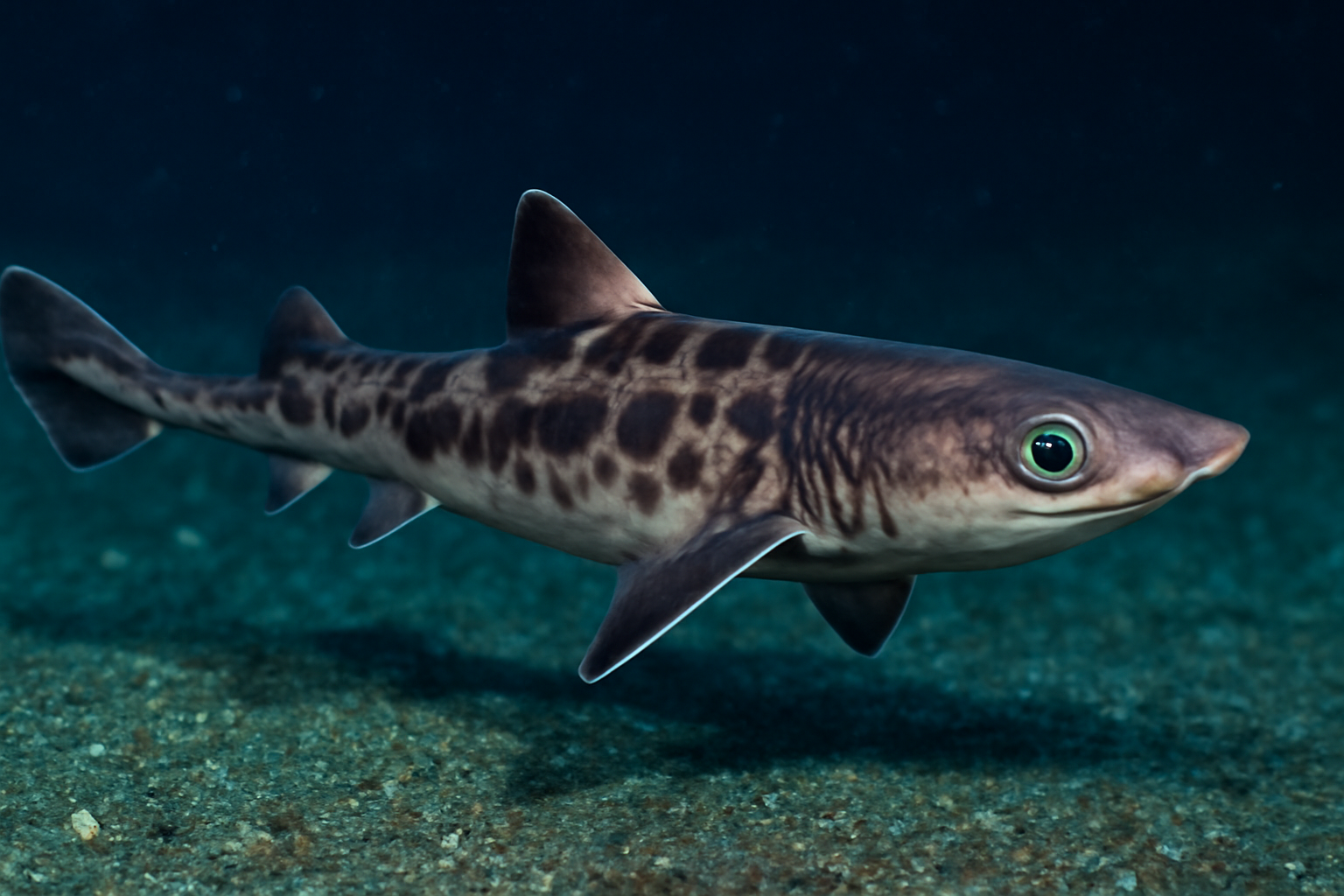 Bleeker's variegated lanternshark