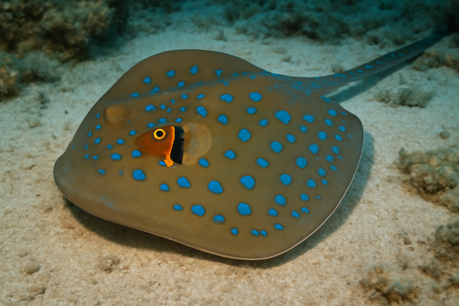 Blue-spotted maskray