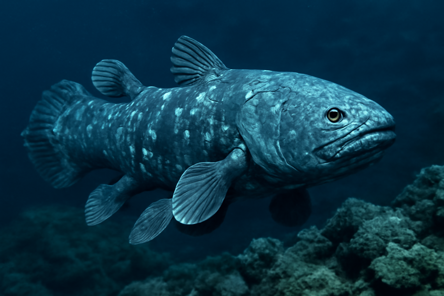 Giant coelacanth