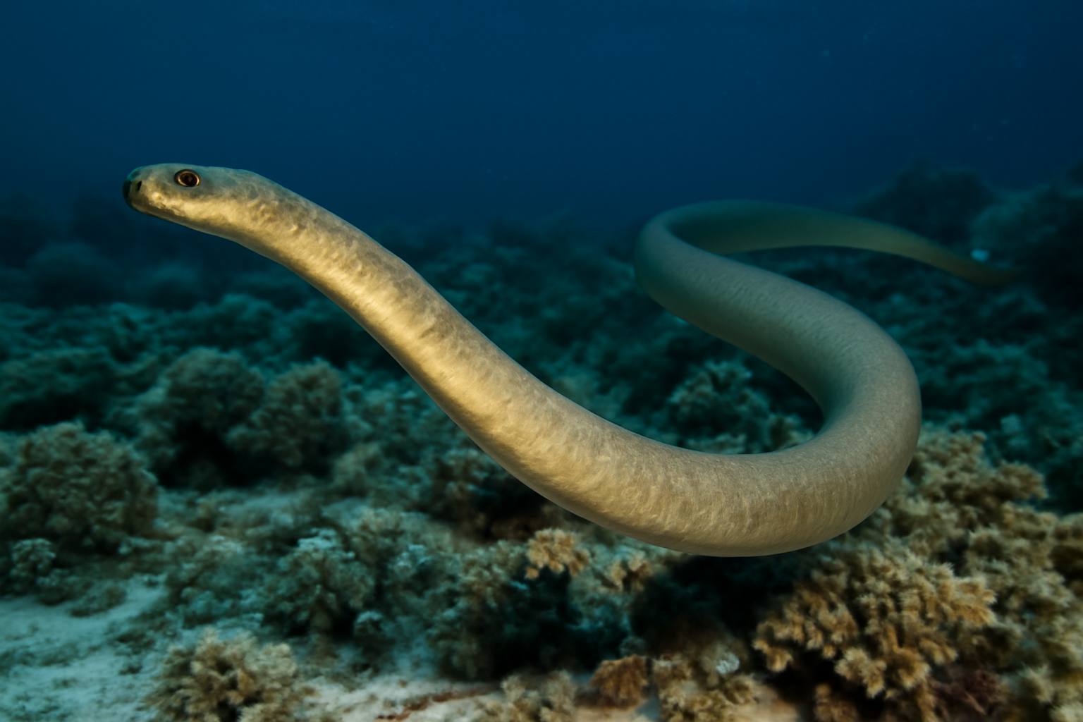 Olive sea snake