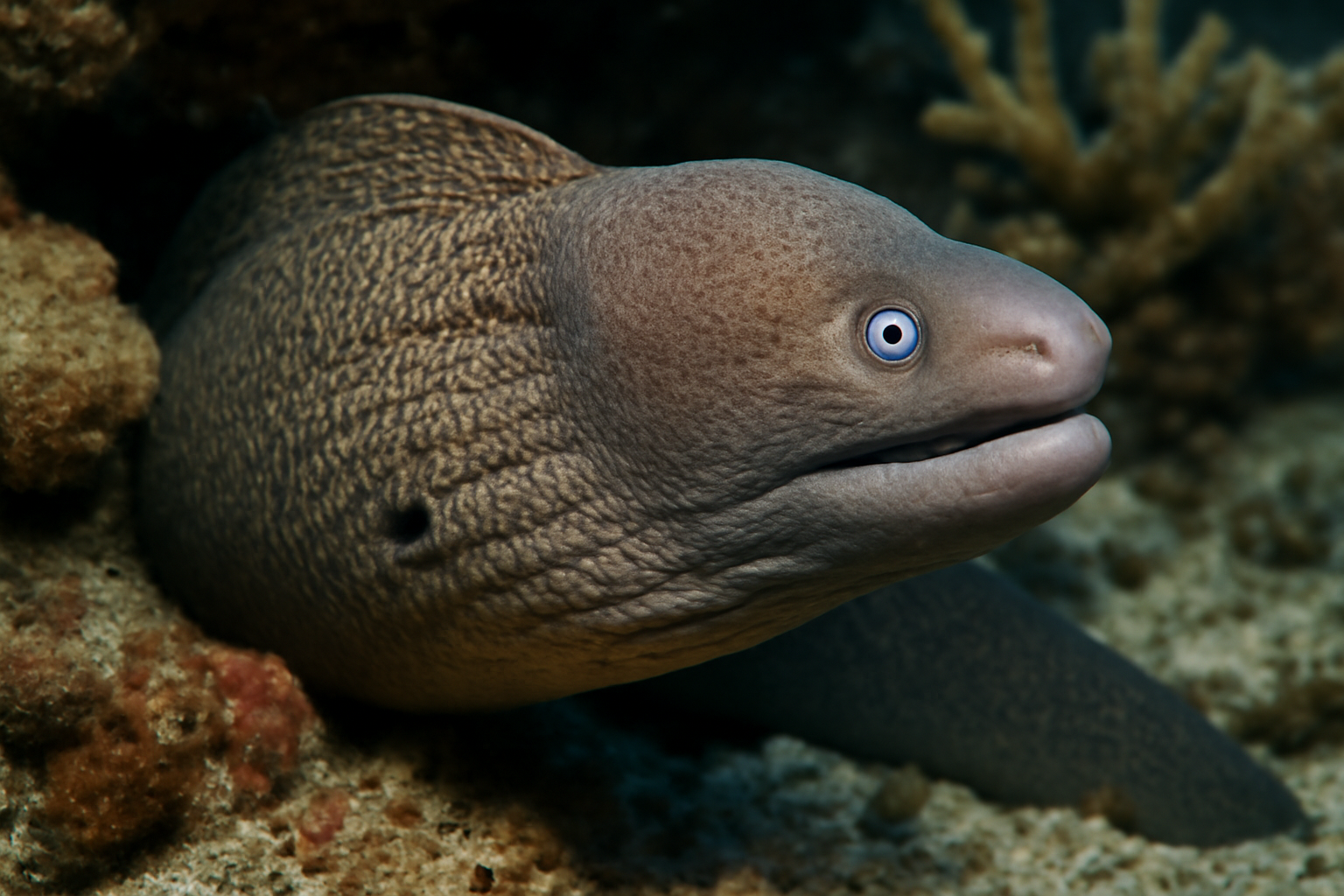 Greyface Moray Eel
