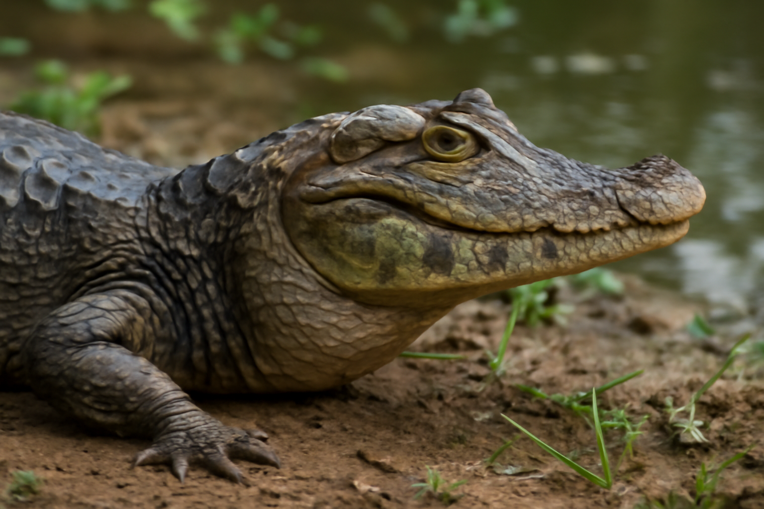 Broad-snouted Caiman