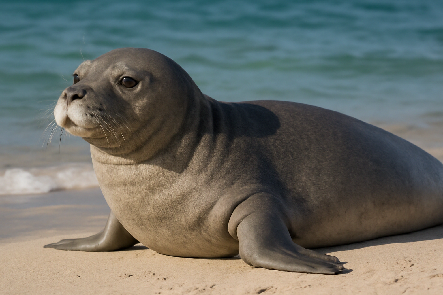 Caribbean Monk Seal