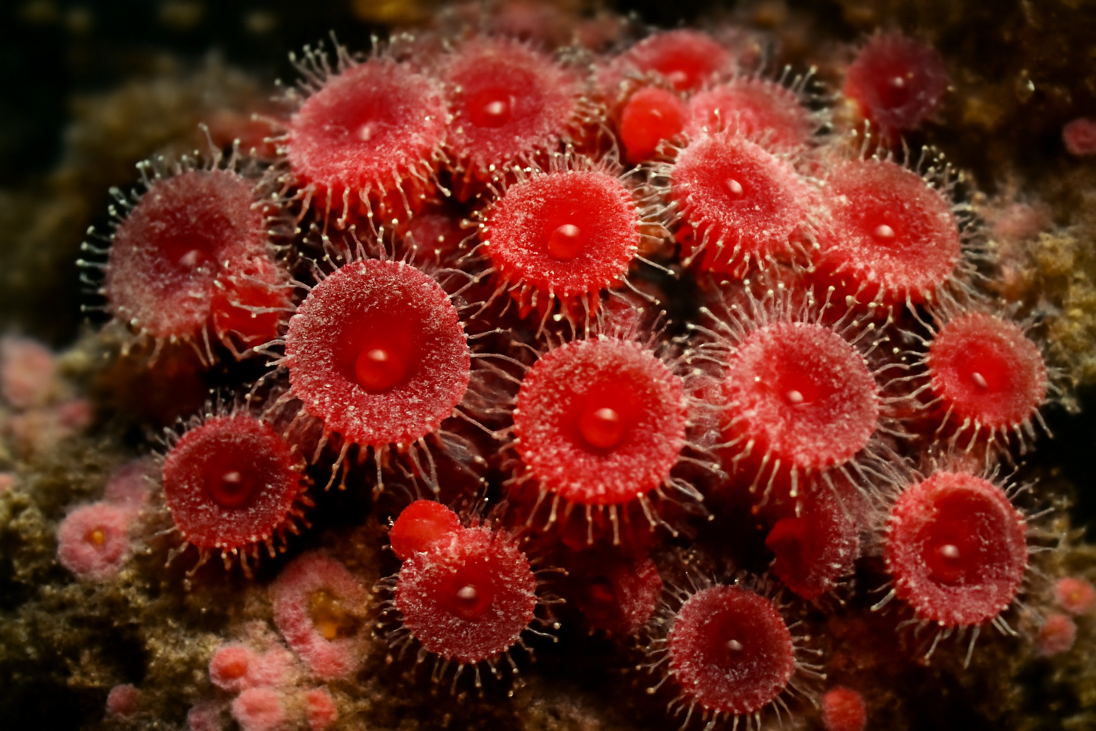 Strawberry Anemones