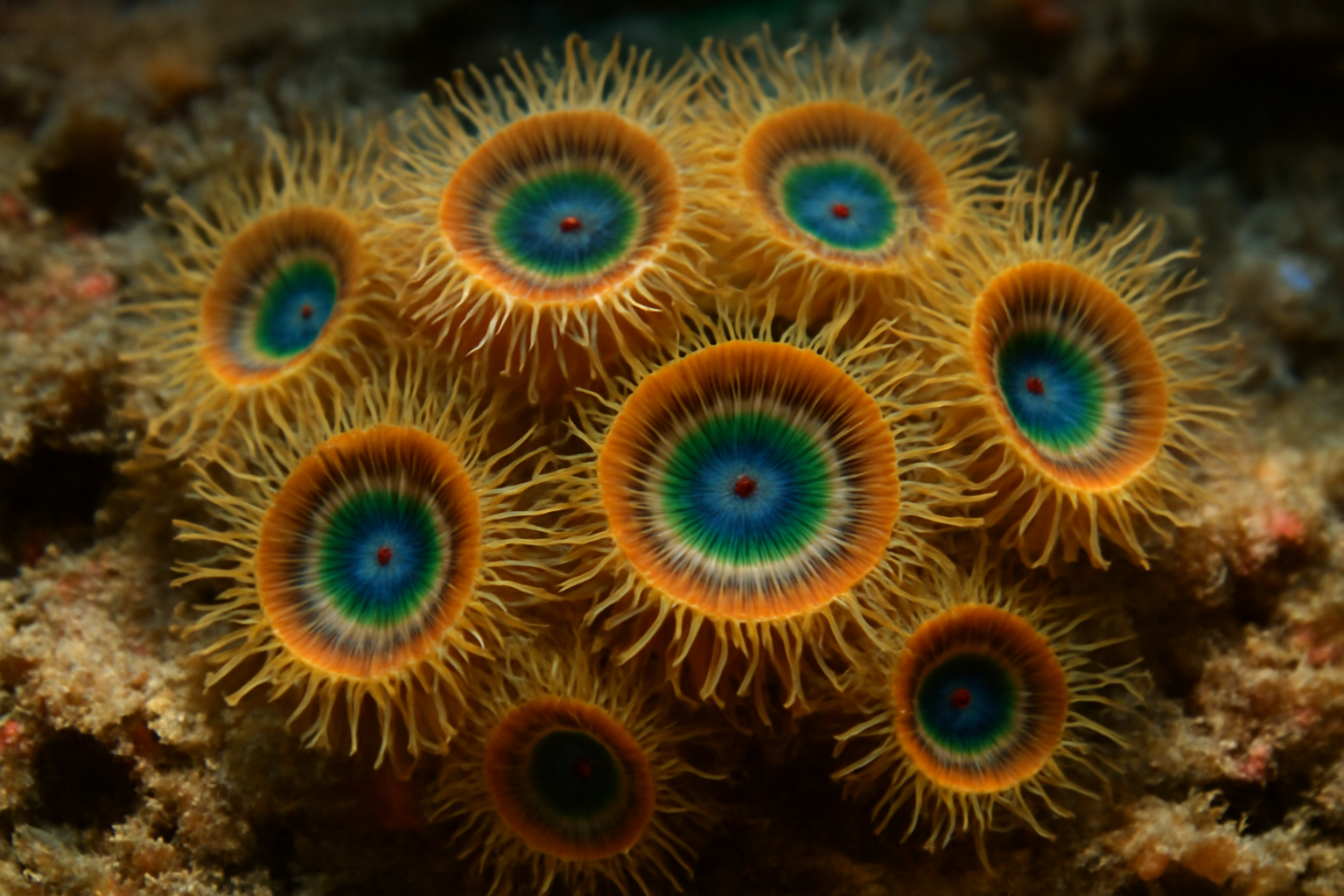 Peacock Cup Corals